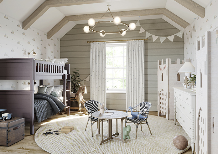 Jurassic Joust, Knights Way Knightly - Made to Measure Curtains - Image 7